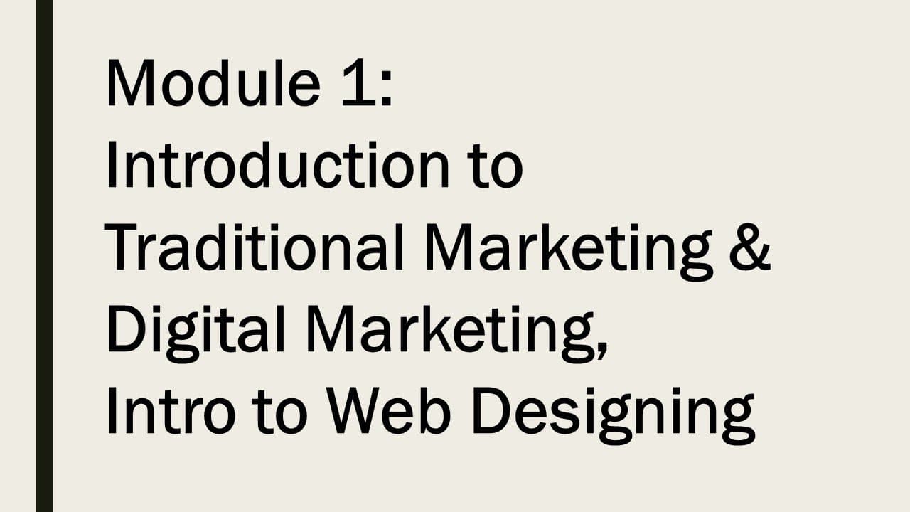 AI Development and Marketing Course